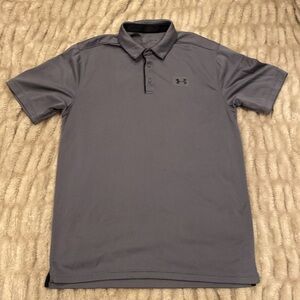 Under Armour Men's Gray Polo Shirt